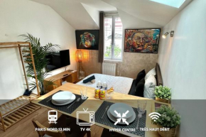 Studio Douillet Hypercentre 12 min de Paris